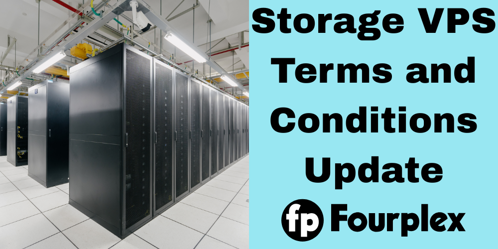 Storage VPS Terms and Conditions Update